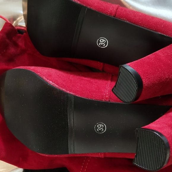 ❤️NWOT - Red Hot Ruby 🔥🔥 knee high boots - Picture 8 of 9